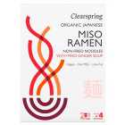 Clearspring Japanese Miso Ramen Noodles with Miso Ginger Soup 210g