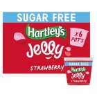 Hartley's No Added Sugar Strawberry Jelly Pot Multipack 6 x 115g