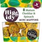 Higgidy 8 Cheddar & Spinach Mini Muffins 160g