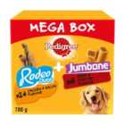 Pedigree Rodeo Duos & Jumbone Medium Dog Treats Mega Box 780g