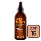 Piz Buin Tan & Protect SPF 15 Sunscreen Spray Tan Accelerating Oil 150ml