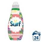 Surf Watermelon Breeze Concentrated Liquid Laundry Detergent 24 Washes 648ml