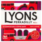 Lyons Perkadilly Coffee Bags 10 per pack