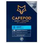 CafePod Decaf Espresso Nespresso Compatible Aluminium Coffee Pods 18 per pack