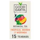 Good Earth Teabags Tropical Moringa Mango 15 per pack