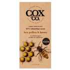Cox & Co. Bee Pollen & Honey, 61% Dark Chocolate Bar 70g