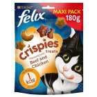 Felix Crispies Cat Treats Beef & Chicken 180g
