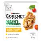 Gourmet Natures Creations Cat Food Poultry 8 x 85g