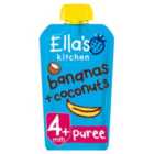 Ella's Kitchen Bananas & Coconuts Baby Food Pouch 4+ Months 120g