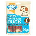 Good Boy Chewy Twists with Duck Dog Treats 90g