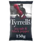 Tyrrells Sea Salt & Black Pepper Sharing Crisps 150g