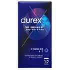 Durex Originals Extra Safe Condoms Regular Fit 12 per pack