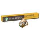 Starbucks Blonde Espresso Roast by Nespresso Coffee Pods x 10 10 per pack
