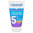 Clearasil 5 in 1 Multi-Action Acne Face Wash 150ml