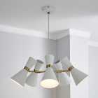 Archie White 5 Light Ceiling Fitting