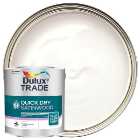 Dulux Trade Quick Dry Satinwood Paint - Pure Brilliant White - 2.5L