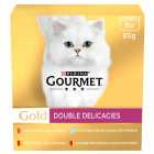 Gourmet Gold Double Delicacies Cat Food 8 x 85g