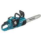 Makita DUC353PG2 LXT 18V x 2 35cm Brushless Chainsaw with 2x 6.0Ah Batteries and DC18RD Twin Port Charger