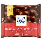 Ritter Sport Dark Whole Hazelnuts, 100g