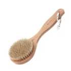 Hydrea London Classic Short Handle Body Brush with Natural Bristle
