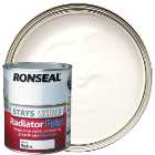 Ronseal Stays White Radiator Satin Paint - 750ml