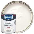 Wickes Non Drip Gloss Wood & Metal Paint - Victorian White - 750ml