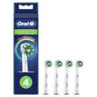 Oral-B CrossAction Toothbrush Heads - White 4 per pack