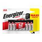 Energizer Max AA LR6 1.5v, 12s