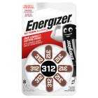 Energizer EZ Turn Hearing Aid 312 Zinc, 8s