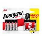 Energizer Max AA LR6 1.5v, 8s