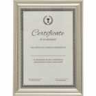 Wilko Silver Certificate Frame A4
