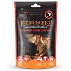 Pet Munchies 100% Natural Medium Salmon Skin Dog Treats 90g