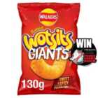 Walkers Wotsits Giants Flamin' Hot Sharing Snacks Crisps 130g