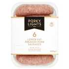 Porky Lights Low Fat Sausages 6 Pack 400g