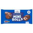 Morrisons Mini Chocolate Rolls 10 per pack