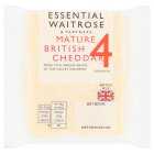 Waitrose Essential English Mature Cheddar S4, 160g