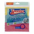 Spontex Magic Microfibre Cloths 3 Pack