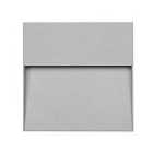 Pacific Lifestyle Square Diffused Outdoor Wall Light - Grey