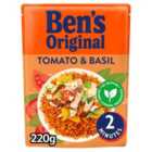Bens Original Tomato & Basil Microwave Rice 220g
