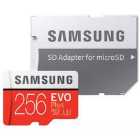 Samsung 256GB Evo Plus microSD Card (SDXC) UHS-I U3 + Adapter - 100MB/s