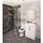 Wickes Colorado Silver Grey Porcelain Wall & Floor Tile - 598 x 298mm