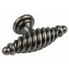Wickes Henley T Knob Handle - Antique Pewter 65mm