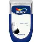 Dulux White Cotton Matt Emulsion Paint Tester Pot 30ml