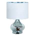 Village At Home Clarissa Table Lamp - Silver