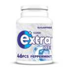 Extra Ice Peppermint Chewing Gum Sugar Free Bottle 46 per pack