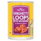 Morrisons Spaghetti Rings with Sausages in Tomato Sauce 395g