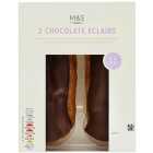 M&S 2 Chocolate Eclairs 150g
