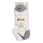 Pringle Womens Half Cushioned Trainer Socks, White, Size 4-8 3 per pack