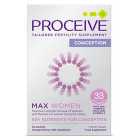 Proceive Women's Max Orange Fertility Supplement Conception Sachets 30 per pack