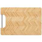 M&S Hexagonal Wood Chopping Board 40cm